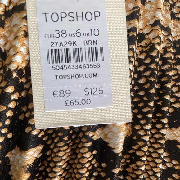 TopShop size. 6 midi skirt - Picture 9 of 11